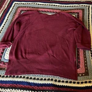 Avenue Burgundy Red Sweater - 18/20